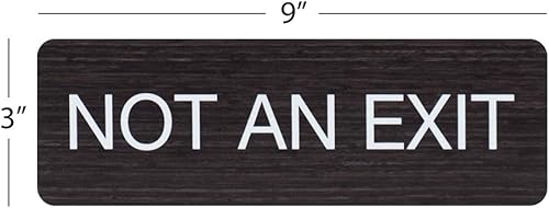 Miniatura 116 de SBLABELS Authorized Personnel Only - Letrero adhesivo para puerta y pared para restaurantes y pequeñas empresas, 3 x 9 pulgadas, color plateado