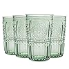 Bormioli Rocco Romantic Set Of 4 Cooler Glasses, 16 Oz. Colored Crystal Glass, Pastel Green, Made In Italy. Bormioli Rocco Romantic Set Of 4 Cooler Glasses, 16 Oz. Colored Crystal Glass, Pastel Green, Made In Italy.