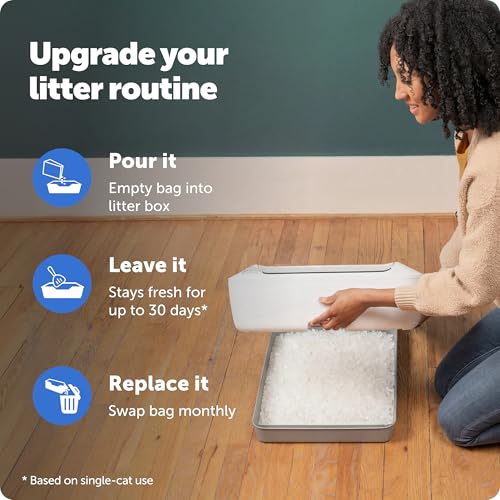 Image of PetSafe ScoopFree Premium Crystal Litter, Fragrance Free, 4.3Lb Bag, 2 Pack