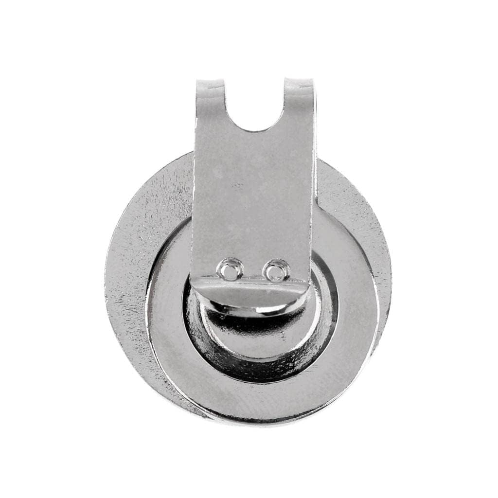 Zalati Clip per Cappello Magnetico Rimovibile per Pallina da Golf Accessori Faccina Sorridente