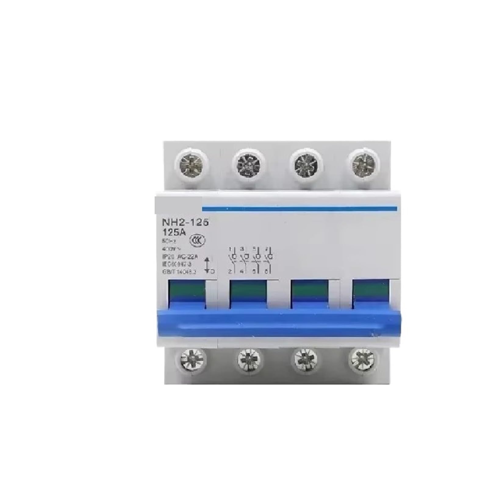 Disjoncteur NH2-125 résout les coupures intempestives de votre tableau 4P 63A
