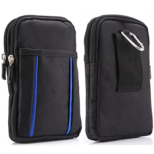 Funda para cinturón para hombre, vertical, con clip para cinturón, 15,5 - 15,2 cm, pequeña, universal, para senderismo, camping, rescate Cover
