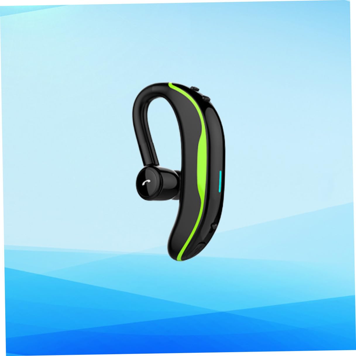 Auricolare Wireless senza Fili Sportivo con Gancio, Cuffia Singola Leggera 12g, Compatibile con Smartphone e Tablet, Audio Dinamico Vivavoce per Uso Quotidiano