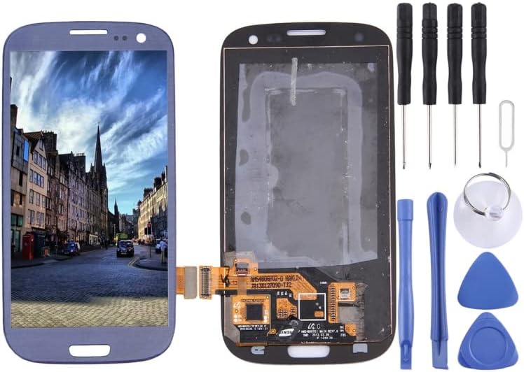Cell Phone Replacement LCD Screen for Galaxy SIII / i9300 with Digitizer Full Assembly (Dark Blue) Spare Parts