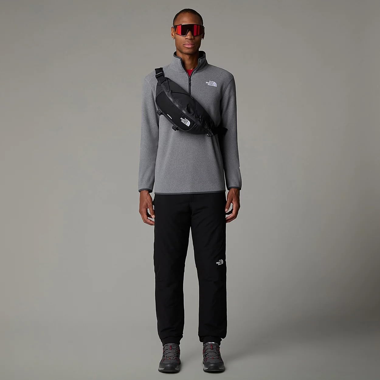 The North Face 100 Glacier 1/4 Zip Sweatshirt Hombre (Pack de 1)