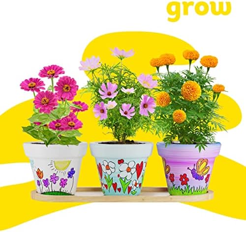 Cast, Paint & Plant Kit for Kids & Teens - Birthday Gift Ideas for Girls & Boys Age 8-14 Year Old Tween Girl Christmas - STEM Teenage Crafts Gifts Kits, Fun DIY Art Teen Projects - Casting & Gardening 7