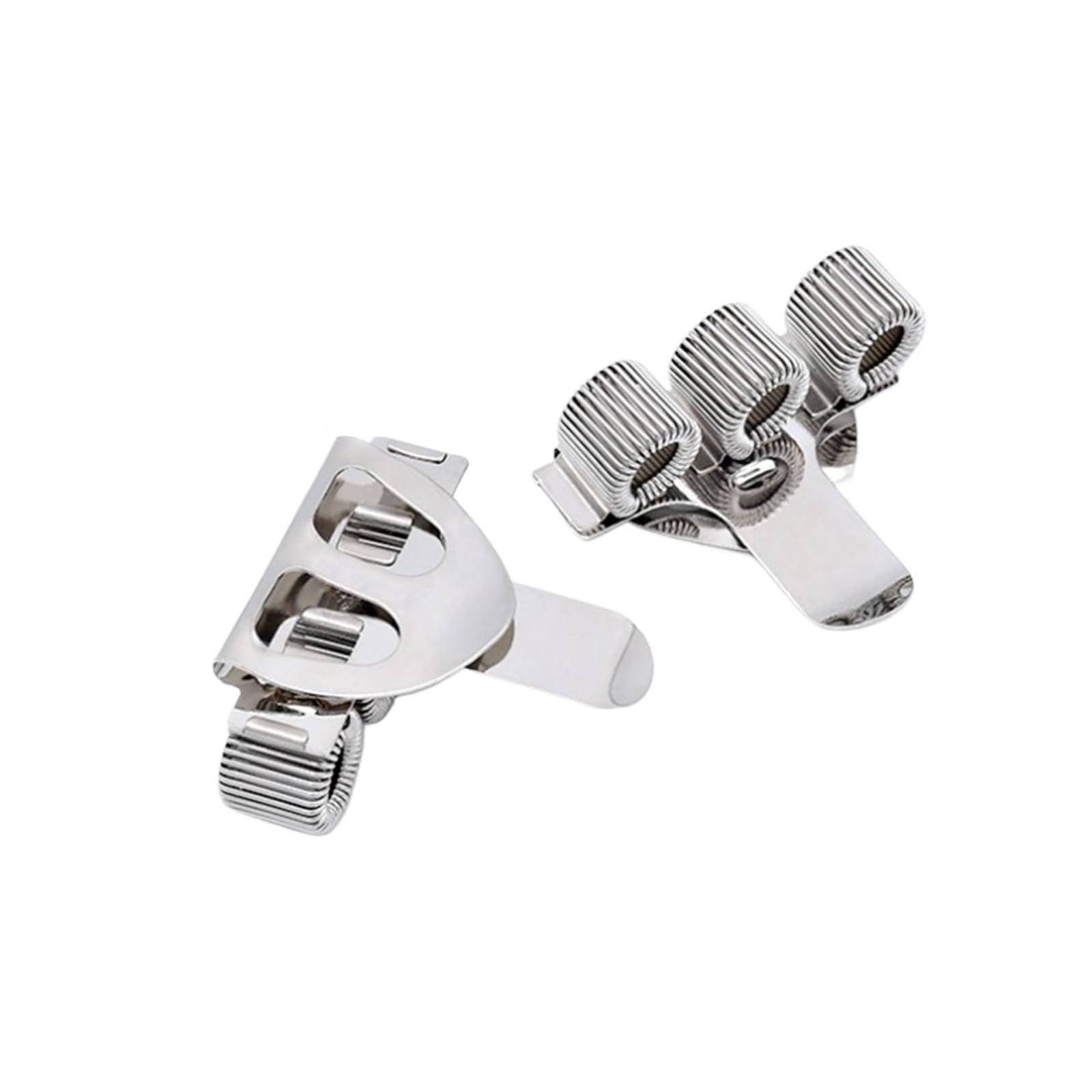 Notizbuch-Stift-Clips, Stifthalter für Reiseplaner, Rindsleder, Tagebuch, Metall-Stifthalter (24 Stück)