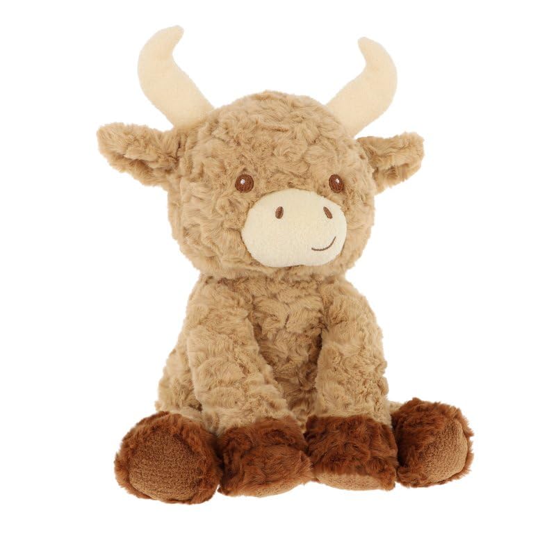Keeleco Baby 25cm Hamish Highland Cow Soft Toy Suitable from Birth