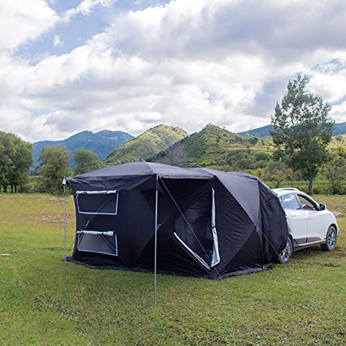Carpa SUV para camping familiar, negro, 200x200x196 cm