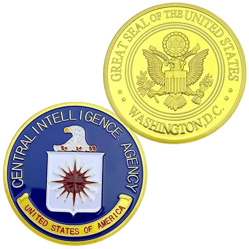 CIA Challenge Coin - Central Intelligence Agency Collector's Coin with Great Seal of The United States