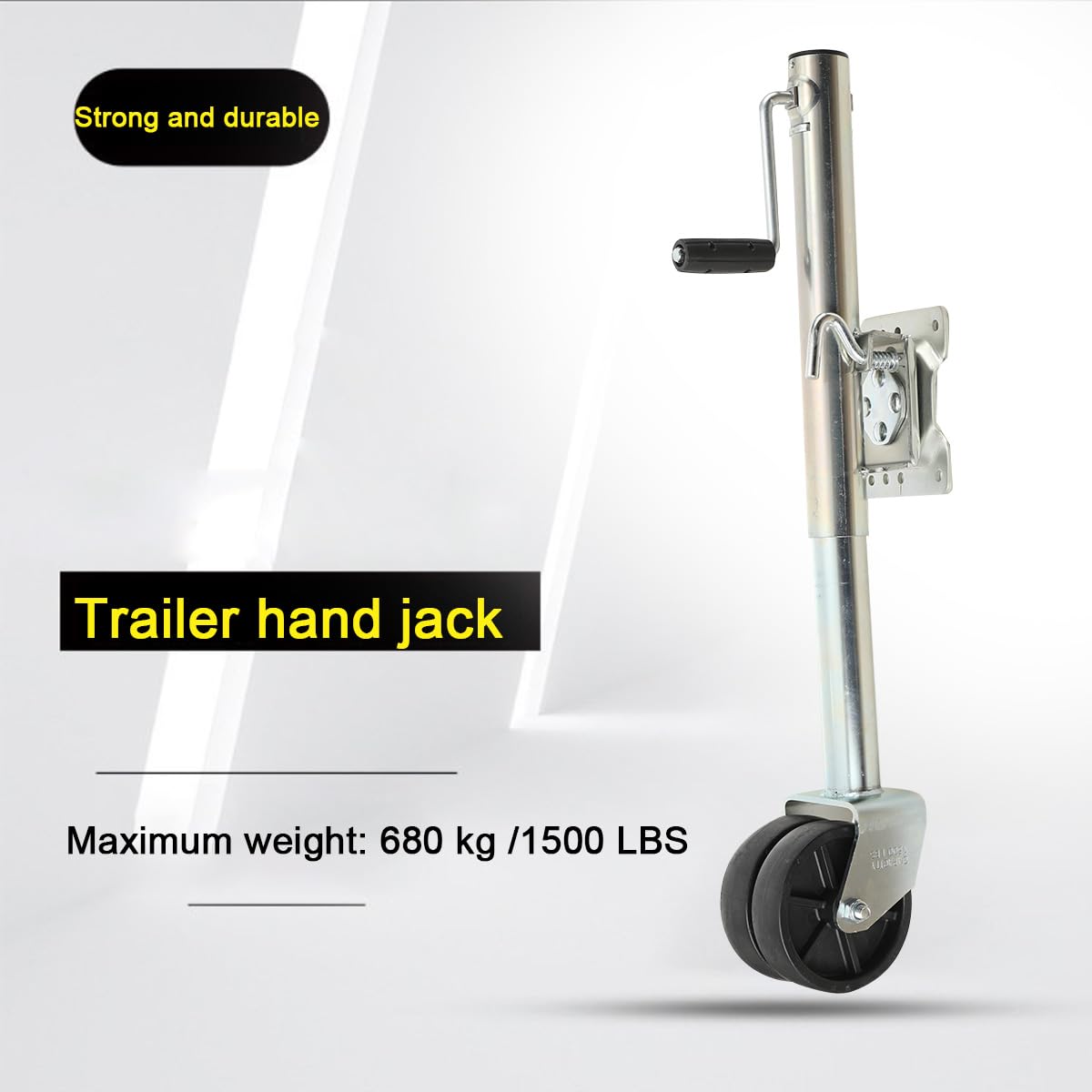 Anhänger Stützrad 680KG, Stützrad für Anhänger Anhängerstützrad