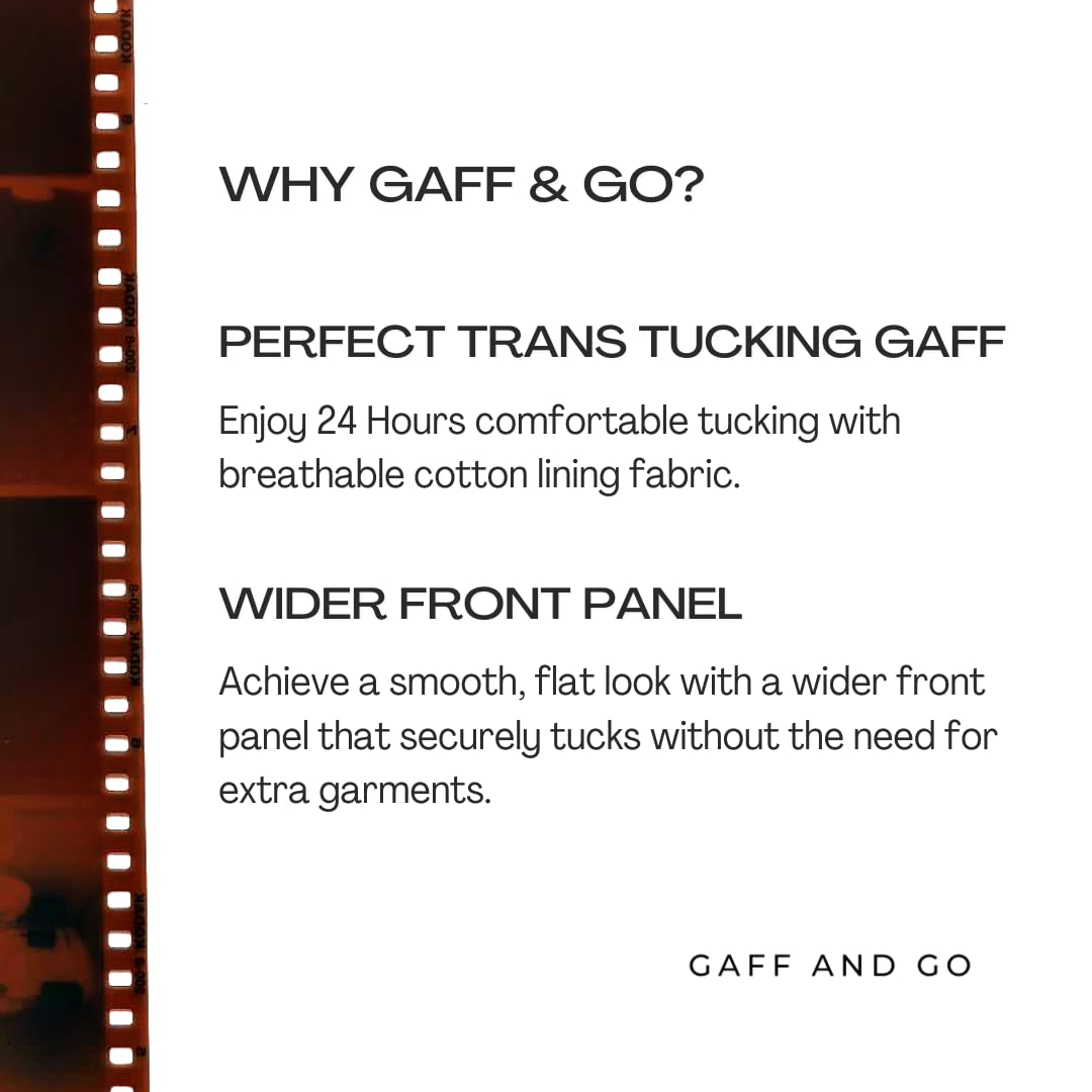 Gaff and Go Tucking Gaff Underwear Panties For Crossdressers Transgender Individuals – Gaff Shaping Thongs: X-Large Nude