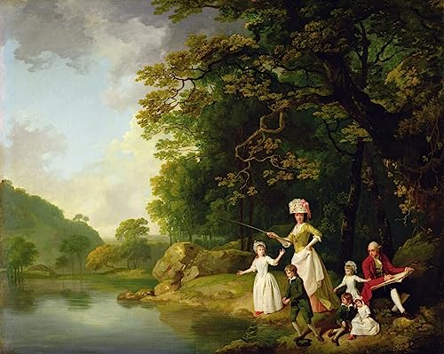 Poster George et Mary Browne Wheatley affiche peinture toile 60x90