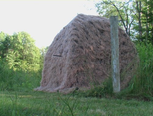 Ghillie Ground Blind Cover, Large to Cover a Ground Blind or Tent (Leafy Green)