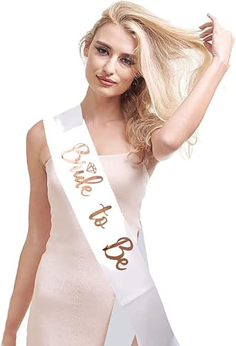 Miniatura 2 de Bride to Be Sash, Bachelorette Party Sash Bachelorette Party Decorations Party Favors Accessories（rose gold）