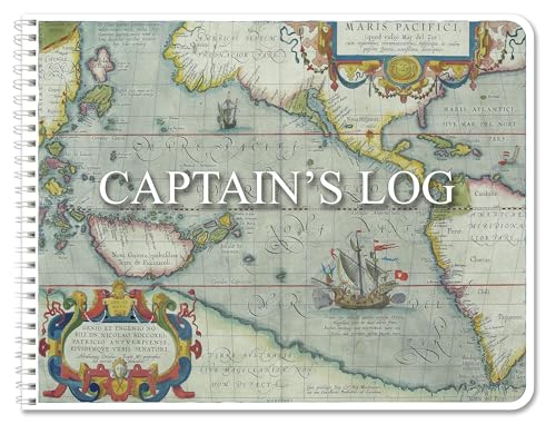 BookFactory Captain's Log Book Ship's Logbook/Nautical Record Book - 100