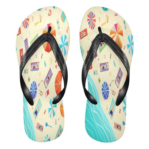 STAYTOP Sunbathing on The Beach Flip Flops Sandals of Men's & Women's,Sandals Beach Slippers Shower Slides