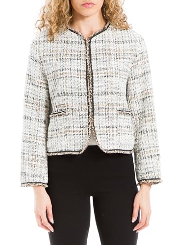Max Studio Women's Long Sleeve Tweed Short Jacket2