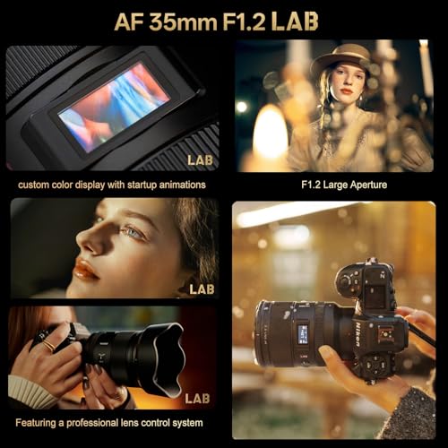 Image of VILTROX 35mm F1.2 LAB Z-Mount Full Frame Lens for Nikon Z, Large Aperture Auto Focus Prime Lens for Nikon Z-Mount Cameras Z30 Z50 Z50II ZFC Z5 Z5ll Z6 Z6II Z6III Z7 Z7II Z8 Z9 ZF ZR