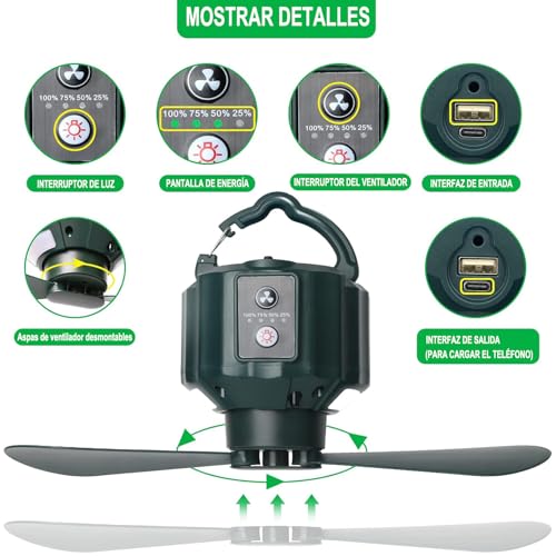 Comparativas de Gancho para ventilador de techo - los más vendidos. 11 Imagen adicional
