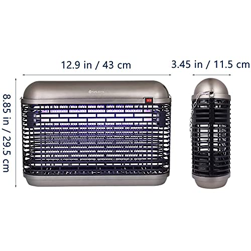 YUNLIGHTS Lampe Anti Moustique Électrique, 20W UV Intérieur Tue Mouches Efficace, Tue Mouche Électrique Lampes Répulsif Piege a Mouche Anti Insecte Zapper Non Toxique - Autoportant ou Tenture Murale YUNLIGHTS Lampe Anti Moustique Électrique, 20W UV Intérieur Tue Mouches Efficace, Tue Mouche Électrique Lampes Répulsif Piege a Mouche Anti Insecte Zapper Non Toxique - Autoportant ou Tenture Murale