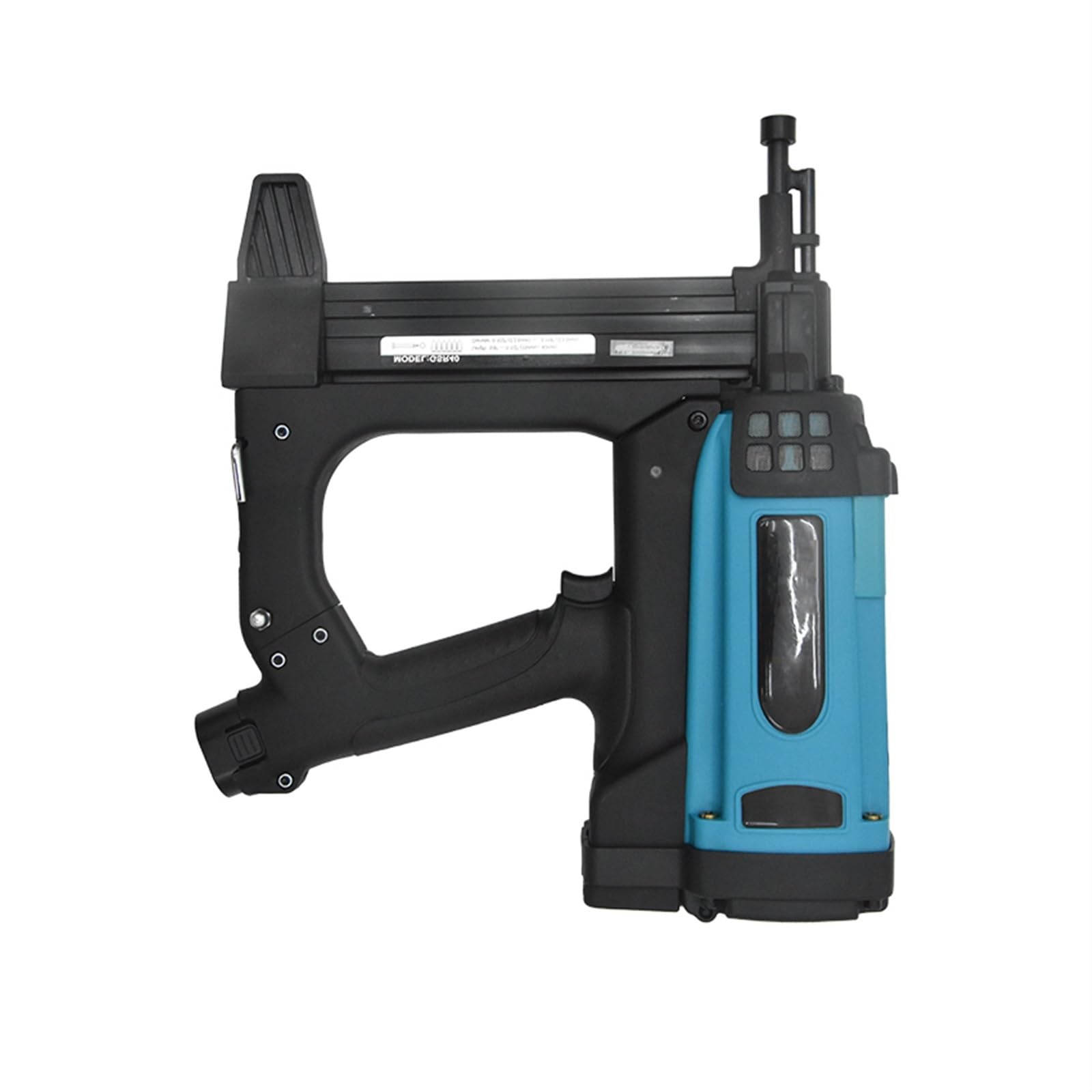 GSR40 pneumatyczny pistolet do gwoździ 7. 2V bateria litowa elektryczny pistolet do gwoździ zszywacz pneumatyczny narzędzia pneumatyczne do ramy i szyny nośnej(With 2pcs Battery)