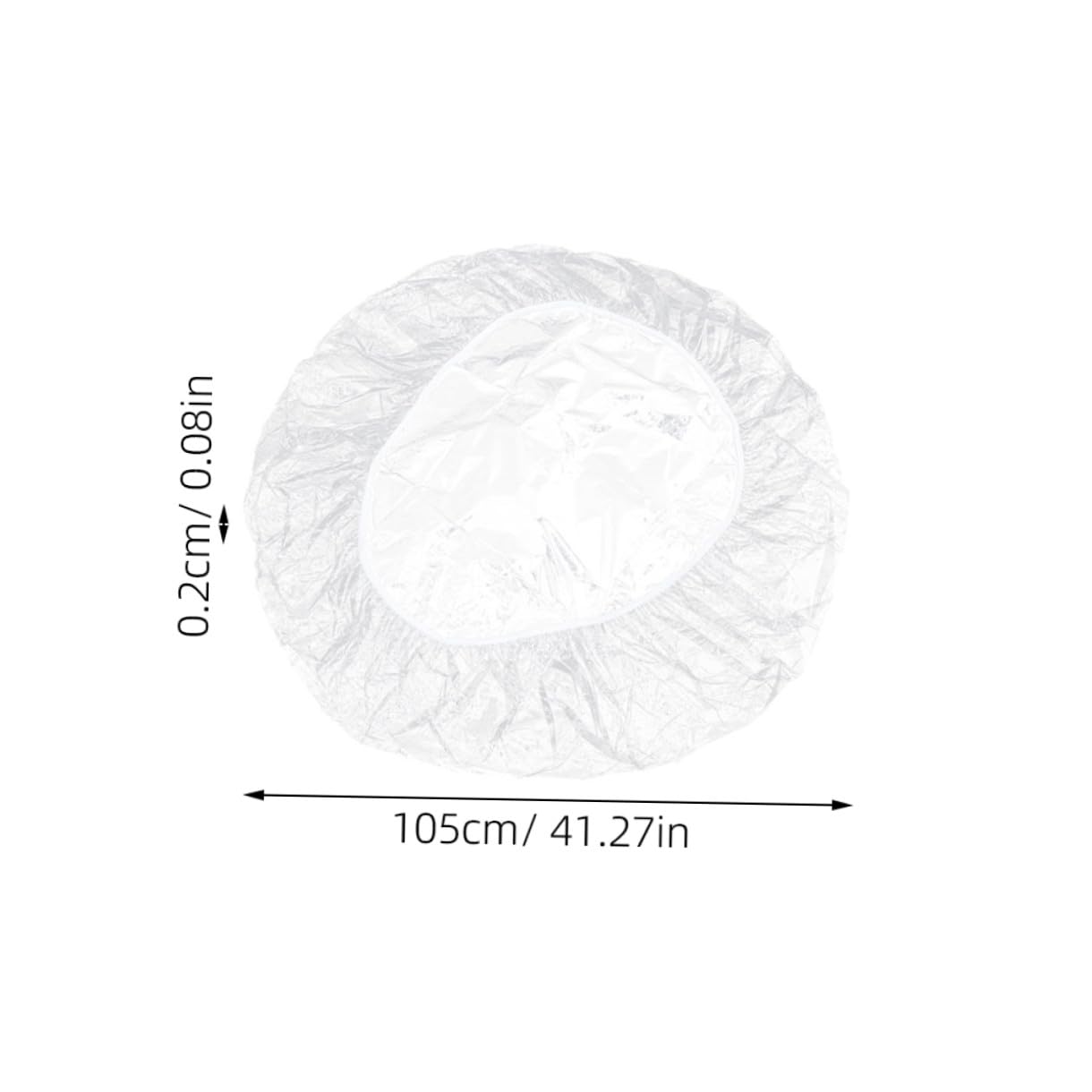 Tovaglia Rotonda Elasticizzata in Pvc Retro Flanella, 2 Pezzi