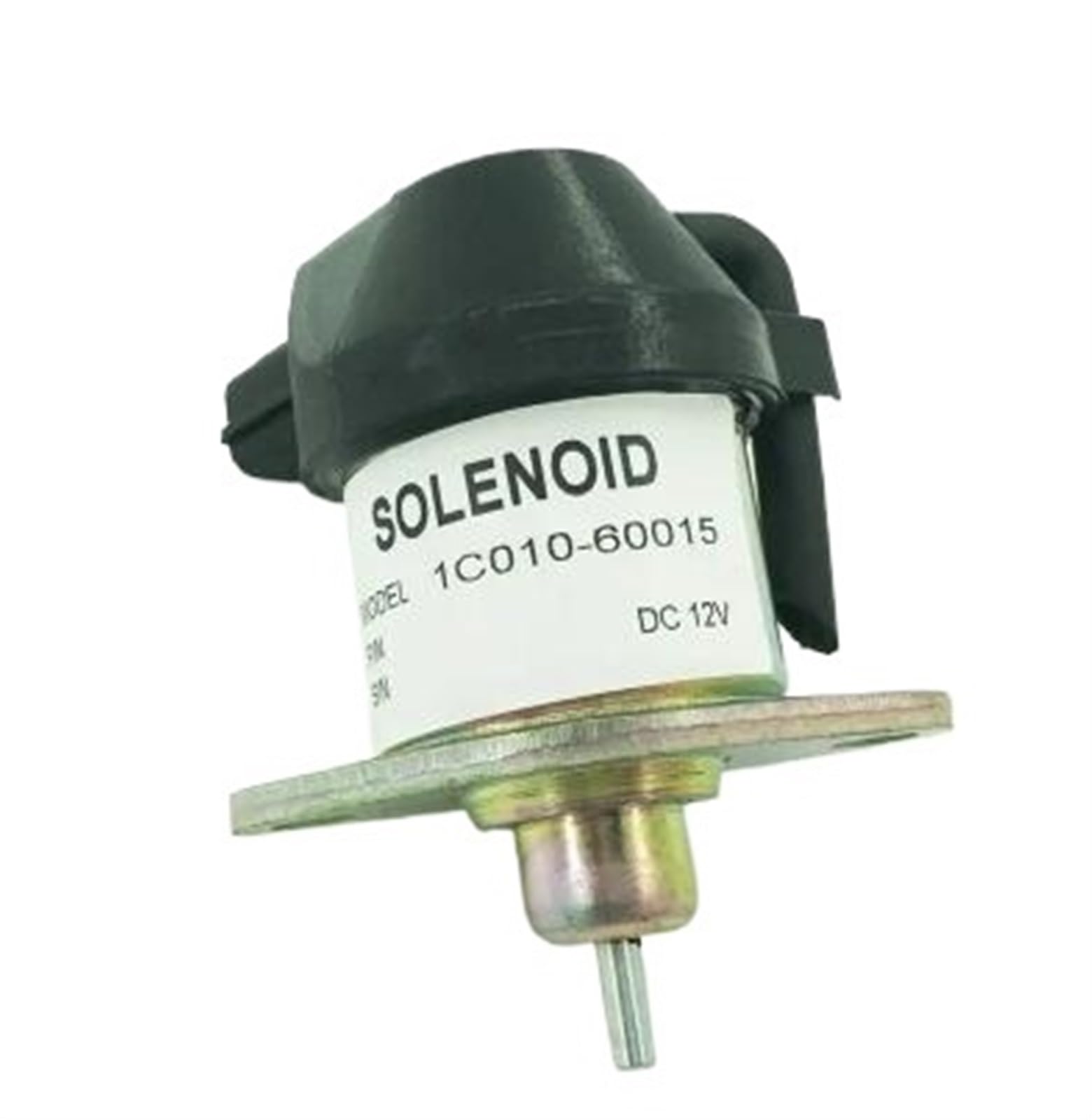 12V Fuel Shutdown Shut Off Stop Solenoid for Engine V3300 V3600 V3300 V2203 V1505 1C010-60015 1C010-60017 1C010-60014