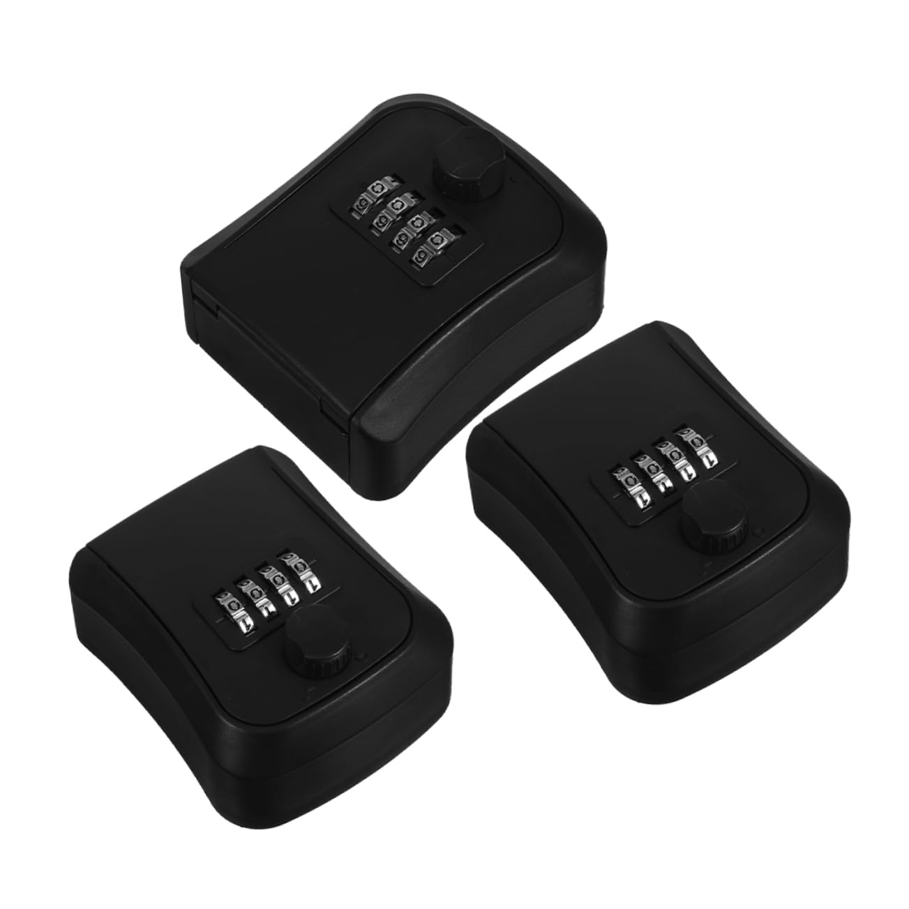 VILLCASE 12piezas Caja De Seguridad para Llaves Combinación Caja De Lock Box Reseteable Diseño Profesional para Almacenamiento De Llaves Exteriores Resistente para Uso Hogares y Oficinas