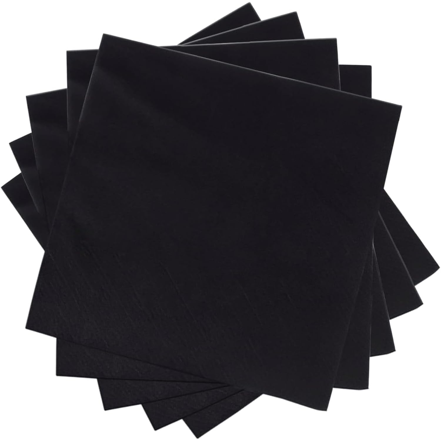 Morcon Valay - Servilletas de papel de 2 capas para servicio de alimentos y bebidas, servilletas negras comerciales de tamaño perfecto, 4 paquetes de 250 servilletas, 1000 unidades en total