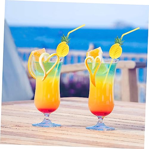 Pitillos desechables con forma de piña 30 pcs miniatura 5
