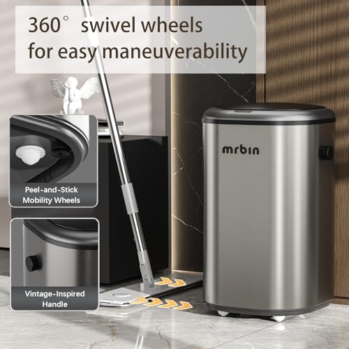 Caneca de Basura Sensor de Movimiento Acero Inoxidable 18L miniatura 4