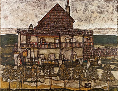 Impression sur toile Egon Schiele qualité musée pour une décoration murale raffinée