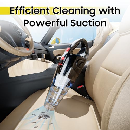 Hand-Held-Vacuum-Cordless-Rechargeable-Portable-Vacuum-Cleaner-Mini-Car-Vacuum-with-Brushless-Motor-Clean-Dust-Hair-Quickly-Lightweight-Low-Noise-for-OfficeCarHome Hand Held Vacuum Cordless Rechargeable Portable Vacuum Cleaner Mini Car Vacuum with Brushless Motor Clean Dust Hair Quickly Lightweight Low Noise for OfficeCarHome
