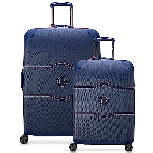 Image of DELSEY PARIS Chatelet Air 2.0 Hardside Luggage with Spinner Wheels, Navy, 2 Piece Set, (24 /28)