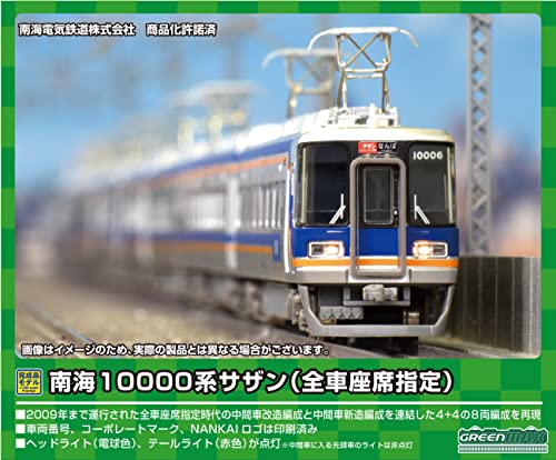 GM 南海10000系サザン（全車座席指定）8両編成セット 品番:50738