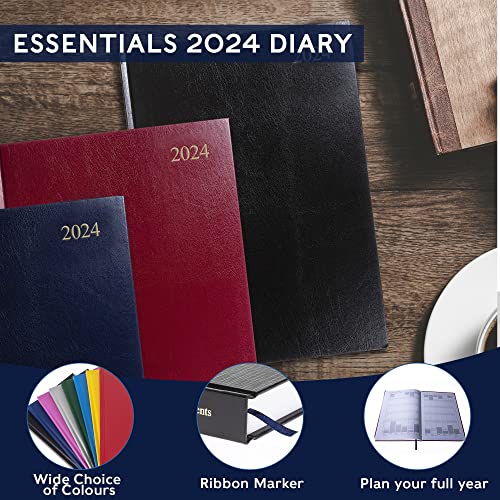 Collins Debden Essential A5 Diary 2024 Daily Planner