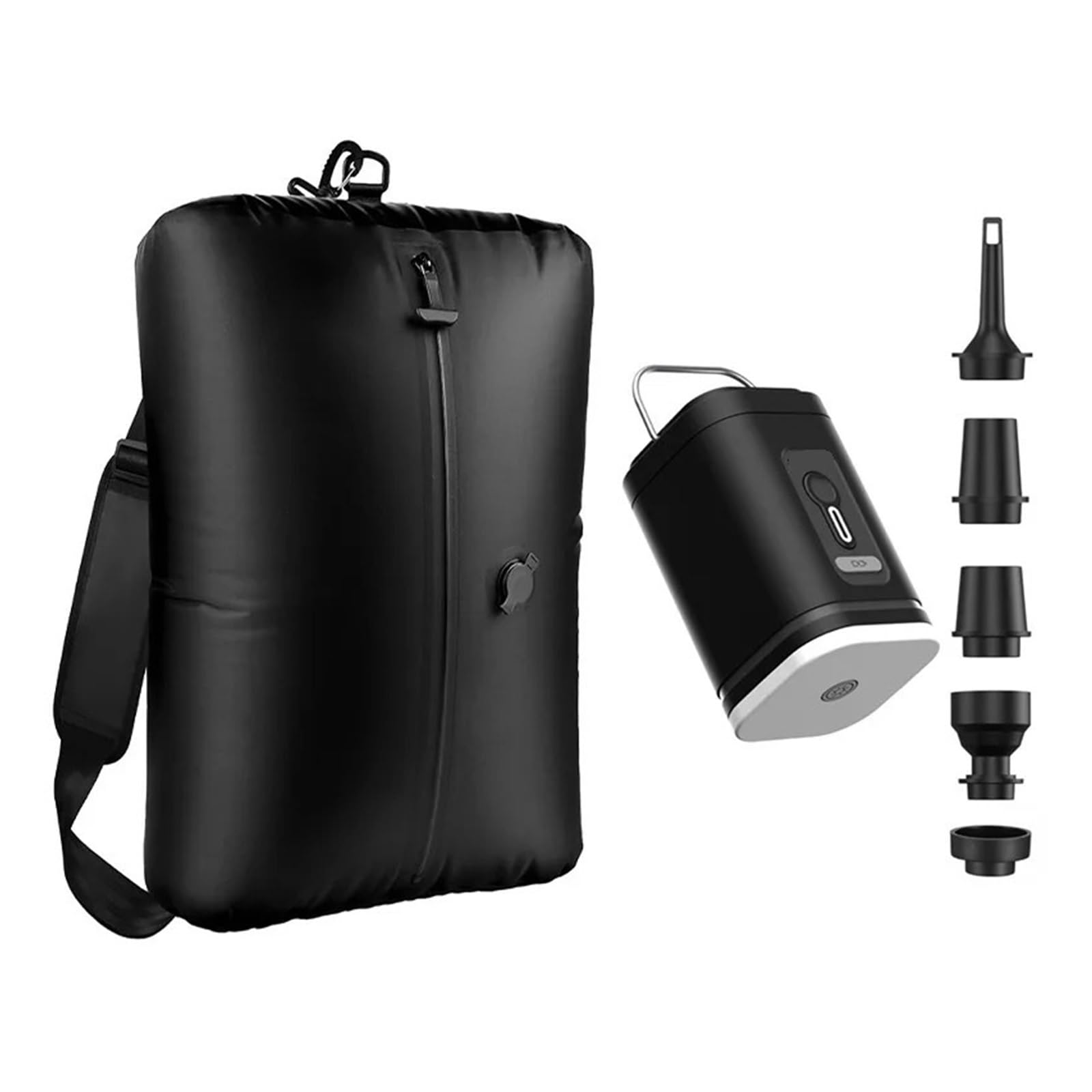 34L Foldable Vacuum Compression Storage Bag with Air Pump Travel Luggage Clothes Organizer(1 Bag 1 Pump)