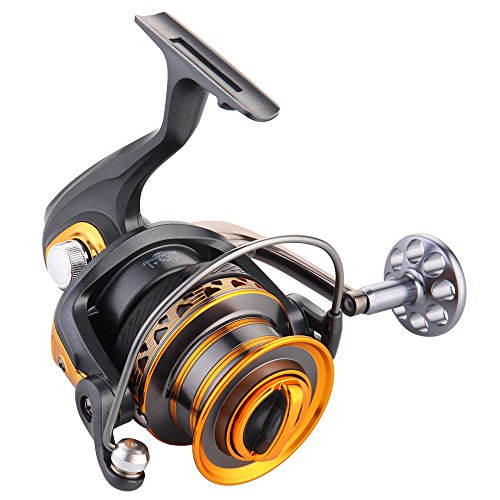 Lixada 13 + 1BB Rodamientos Pesca Surfcasting de Larga Distancia de Carrete Izquierda Convertible Plegable Mango Spinning Reel
