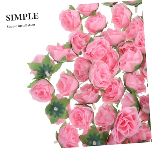 Flores artificiales mini para centros de mesa de bodas y decoración del hogar de 3cm 4