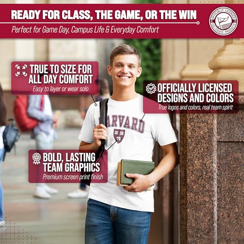 Image of NCAA Gameday Cotton T-Shirt for Men and Women | Officially Licensed NCAA Tee - Preshrunk Ring-Spun Cotton - Screen-Printed Team Logo