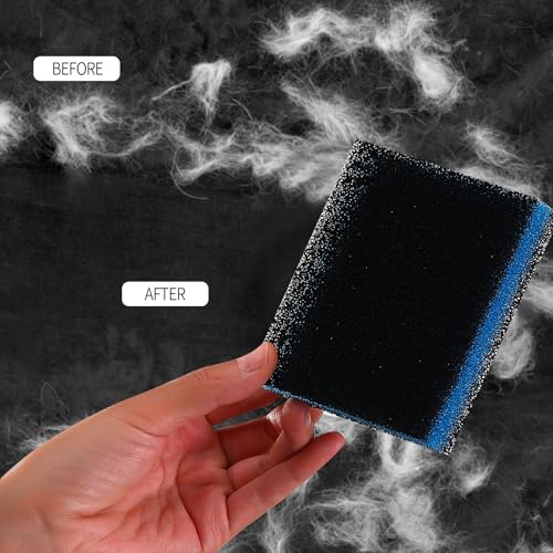 Image of Pet Hair Remover for Laundry - 3-Layer Bamboo Charcoal Filter, Reusable Lint Catcher for Washing Machine& Dryer