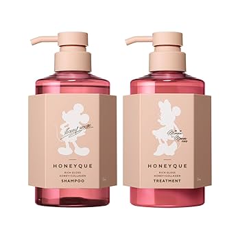 HONEYQUE ミッキーマウスデザイン シャンプー　コンディショナー４箱セット Amazon | ハニーク リッチグロス ミッキーマウスデザイン 限定