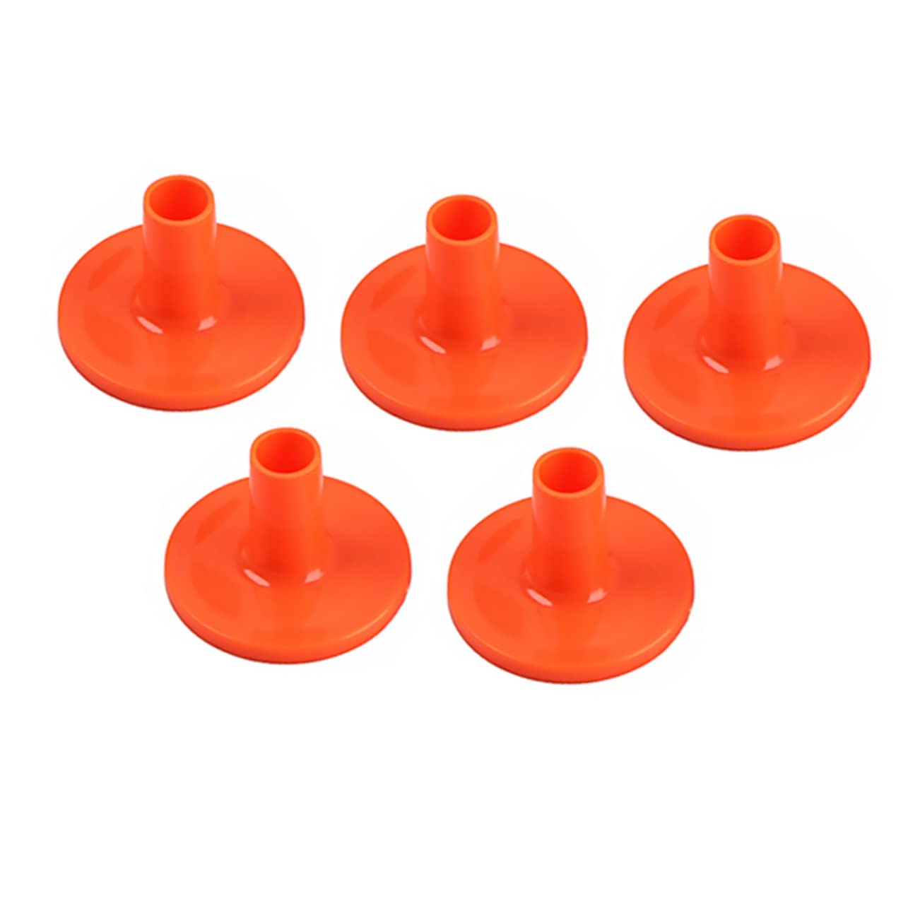 BESPORTBLE 1set Cymbal Sleeves Drum Accessories Rustproof Felt Pads for Percussion Stand Long Flanged Design for Optimal Height Compatible with Threaded Posts 5pcs