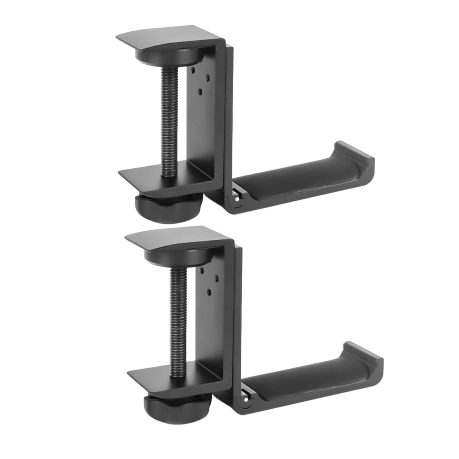 2pezzi Supporto per Cuffie da Scrivania Gancio Pieghevole per Cuffie Over-ear Supporto Regolabile per Tavolo Organizzazione senza Ingombri