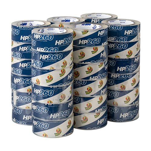 Image of Duck High Performance Clear Packing Tape Refills - 36 Rolls of HP260 Strong Packaging Tape for Shipping, Moving, Mailing & Storage Boxes - 3 inch Core, 1.88 Inch x 60 Yards, Clear (1144714)