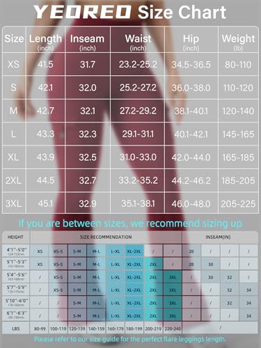Image of YEOREO CoreFlex Women Workout Flare Leggings