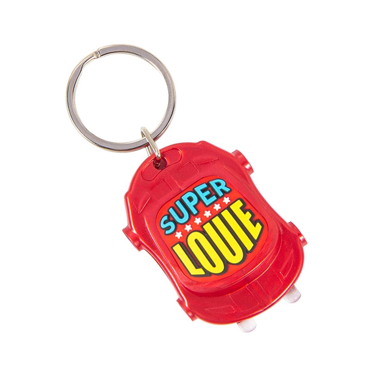 History & Heraldry Personalised Keyring Twin Turbo Torch (Louie)