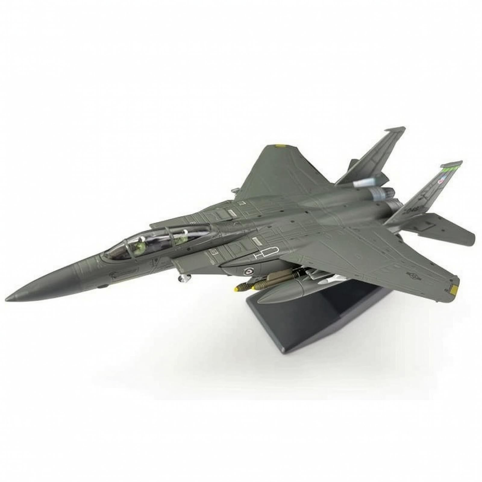 Modello di Caccia con Supporto Realistico Aeromodello Leggero Modellismo per Libreria, style to 3