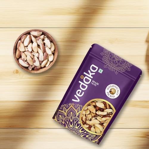 Image of Amazon Brand - Vedaka Brazil Nuts | 250 g | Rich Flavour | No Artificial Colours & Preservatives